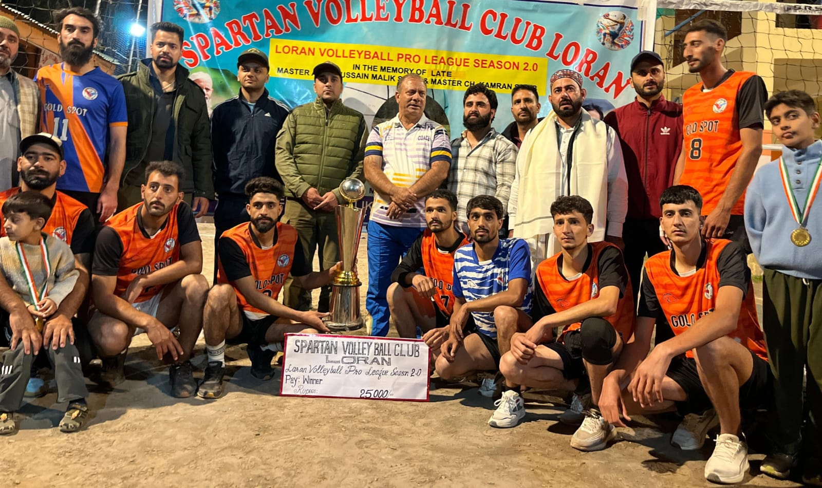 Makhdoomi Club wins Loran Volleyball title 